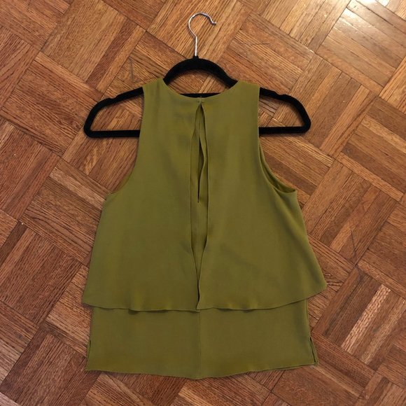 Massimo Dutti Draped Crossover Blouse - Picture 2 of 6